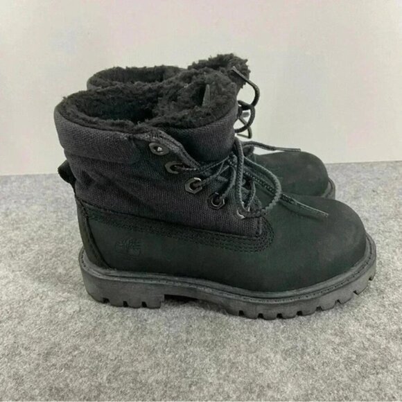 Timberland unisex-child Icon Roll-top With Fleece Fashion Boot Child Size 9 - Picture 7 of 10